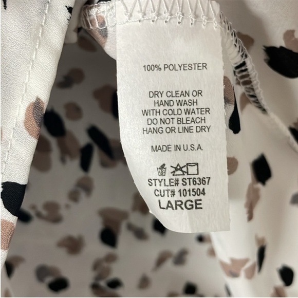 FSL+Appeal size large cheetah print off the shoulders blouse - Picture 5 of 6